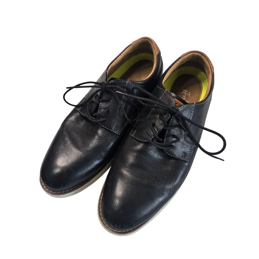 Florsheim Launch Hybrid Plain Toe Oxfords Mens Size 9 Black Leather 14280-001